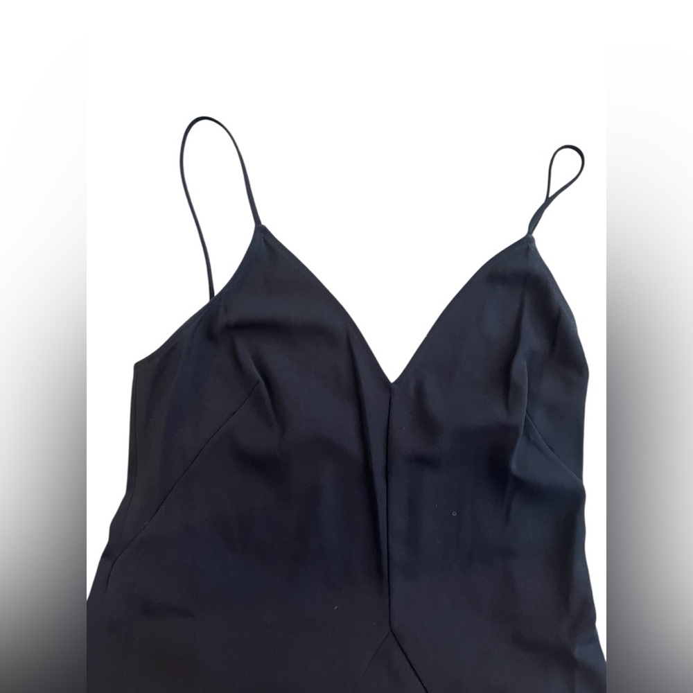 THAKOON Midnight Blue A-Line Spaghetti Strap Slip Dress Size 8 - Picture 4 of 9